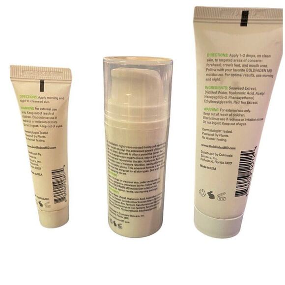 Dr Goldfaden MD Bundle: Needle-Less Line Smooth, Radical Diff Serum, Moisturizer - Picture 5 of 11